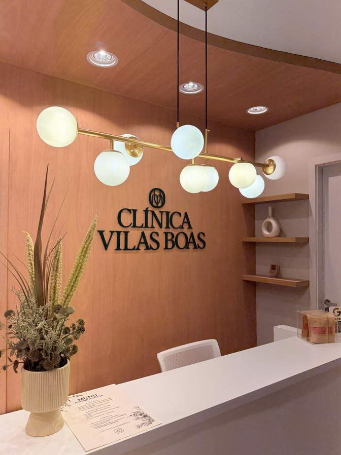 Recepção da Clínica Vilas Boas